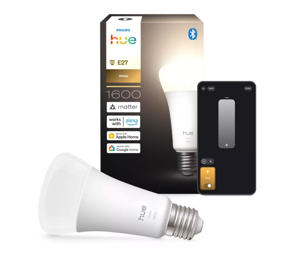 Philips Hue Inteligentna żarówka White A67 E27 - 1600lm - 1490229 - zdjęcie 3